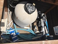 We do install filter sand system and sand change as well .scooping out old sand and replacing new sand all is possible with us