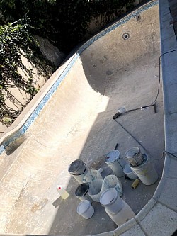 from marblelite to fiberglass pool